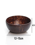 12-15cm Natural Coconut Bowl set - Whizmeal : To inspire a healthy you - rethinking lifestyle with the world of food