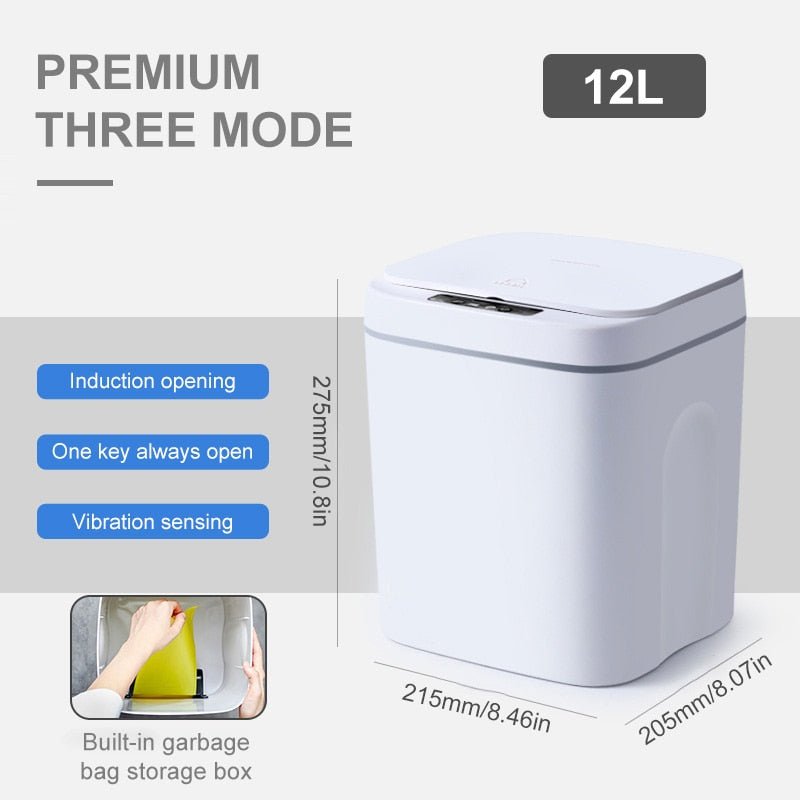 12-16L Smart Trash Can - Automatic Sensor Dustbin - Whizmeal : To inspire a healthy you - rethinking lifestyle with the world of food