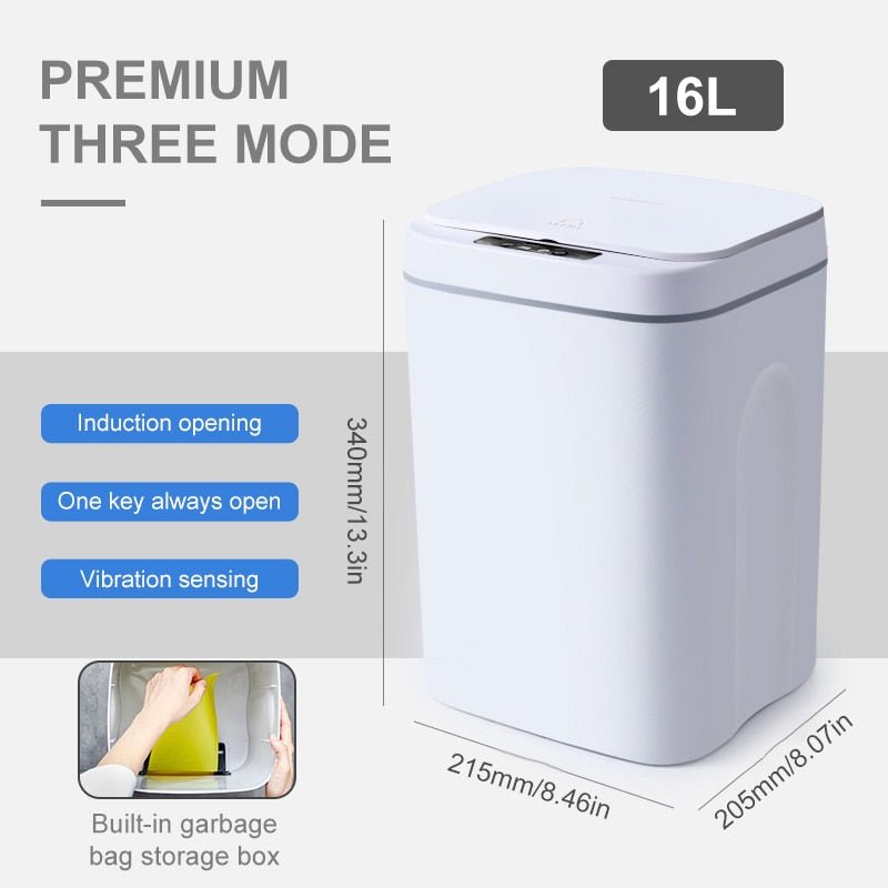 12-16L Smart Trash Can - Automatic Sensor Dustbin - Whizmeal : To inspire a healthy you - rethinking lifestyle with the world of food
