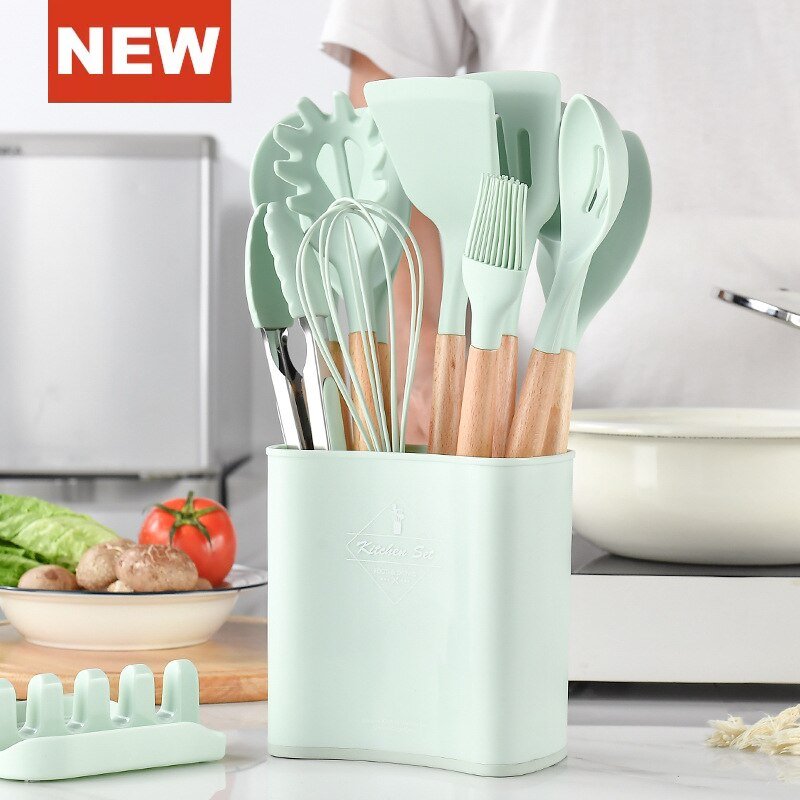 13Pcs Silicone Cooking Utensils Set - Whizmeal : To inspire a healthy you - rethinking lifestyle with the world of food