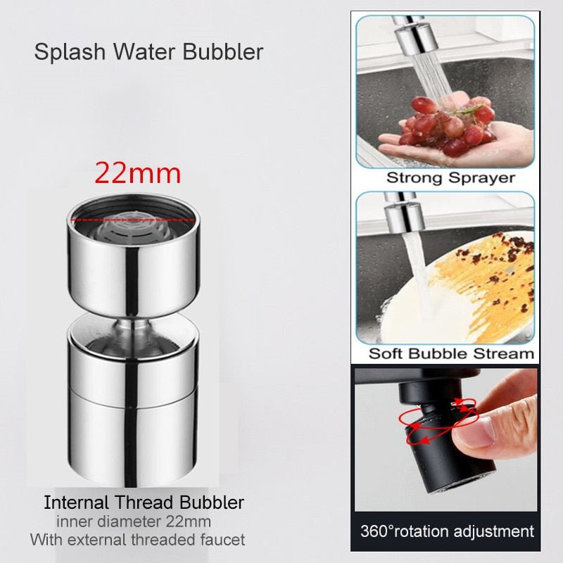 360 Degree Mini Brass Kitchen Faucet Aerator Flexible - Whizmeal : To inspire a healthy you - rethinking lifestyle with the world of food