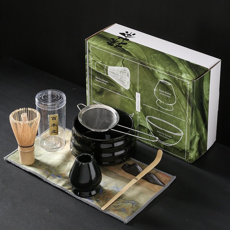 4-7pcs/set Handmade Home Easy Clean Matcha Tea Set - Whizmeal : To inspire a healthy you - rethinking lifestyle with the world of food
