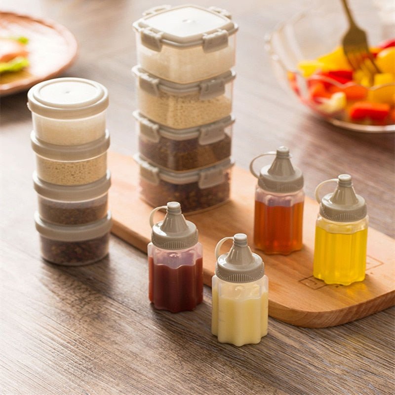 4pcs Plastic Sauce Squeeze Bottle - Whizmeal : To inspire a healthy you - rethinking lifestyle with the world of food
