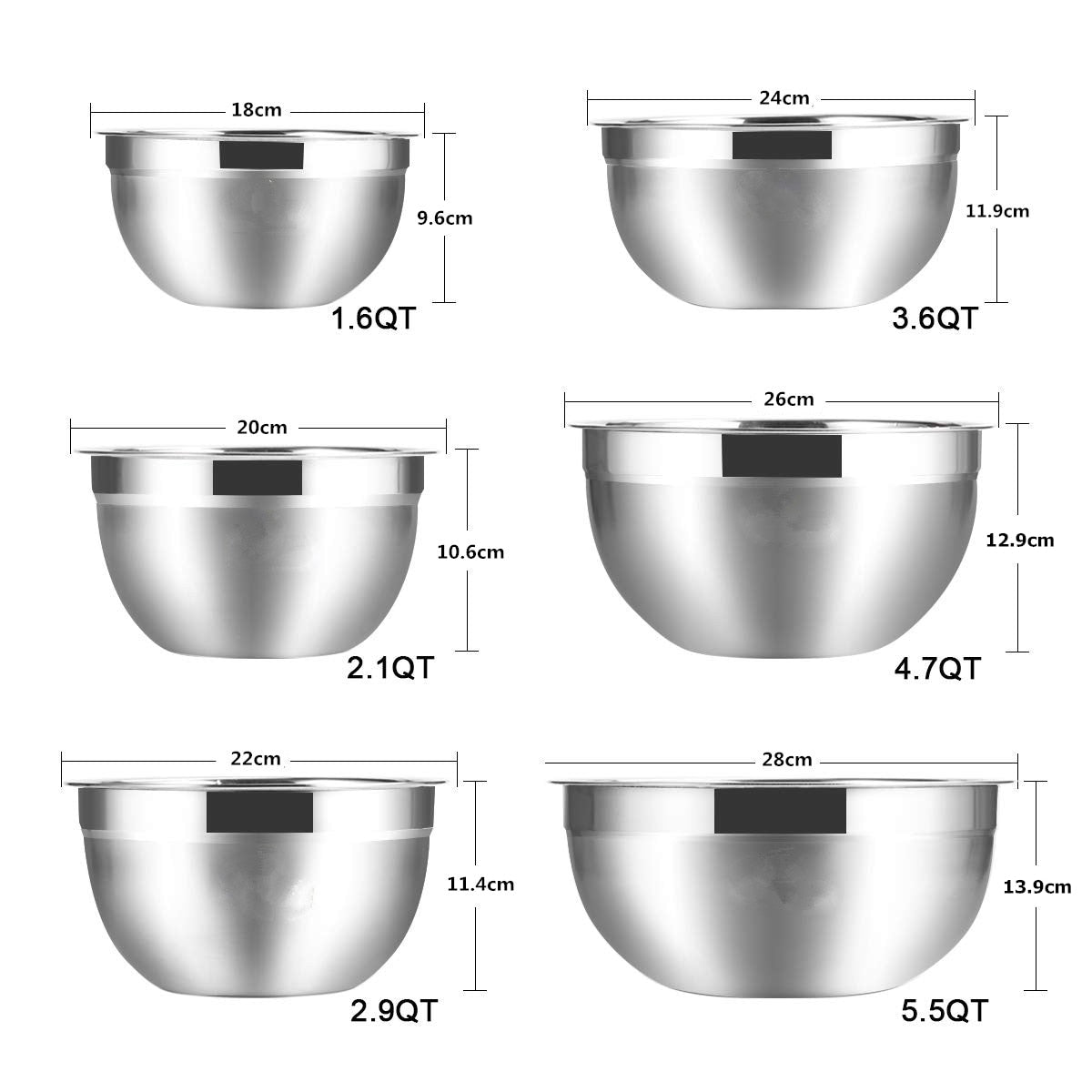 6 Pcs Mixing Bowls with Lids - Whizmeal : To inspire a healthy you - rethinking lifestyle with the world of food