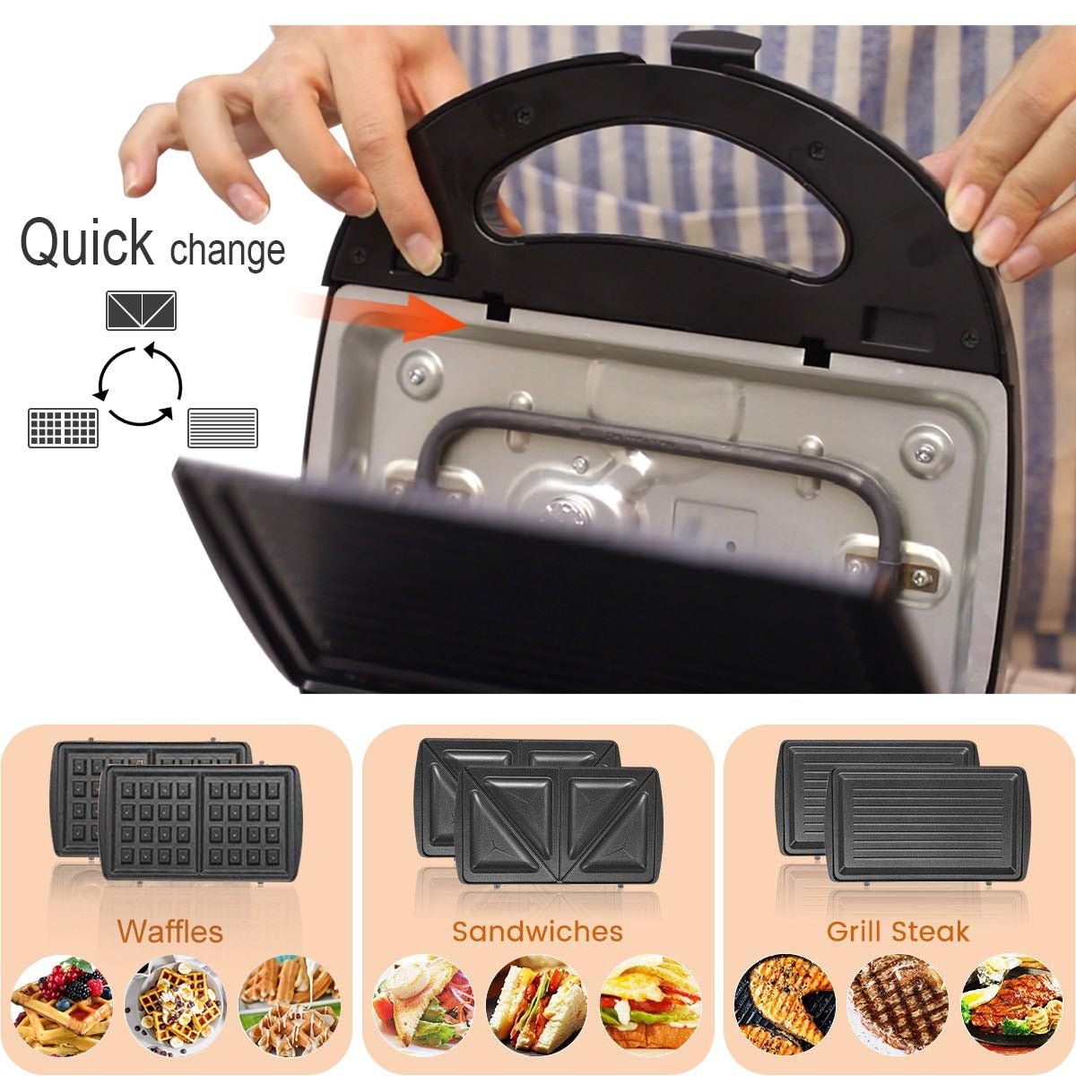 7 In 1 Electric Waffle Maker - Whizmeal : To inspire a healthy you - rethinking lifestyle with the world of food