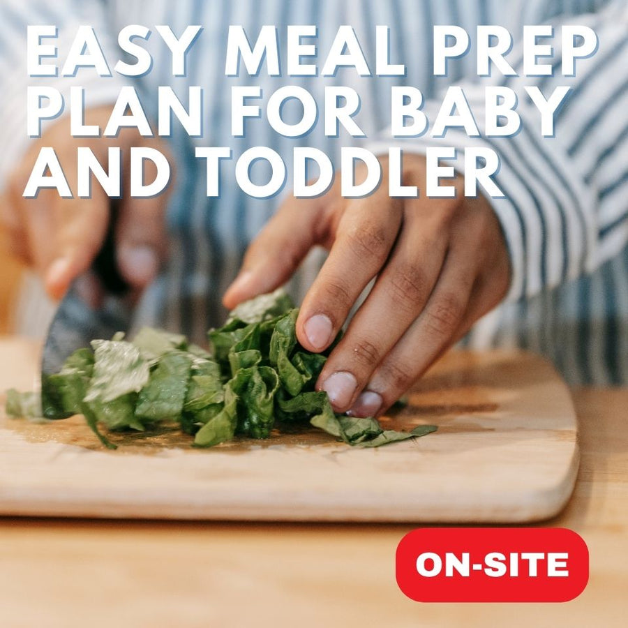 Easy meal prep plan for baby and toddler (On-site)