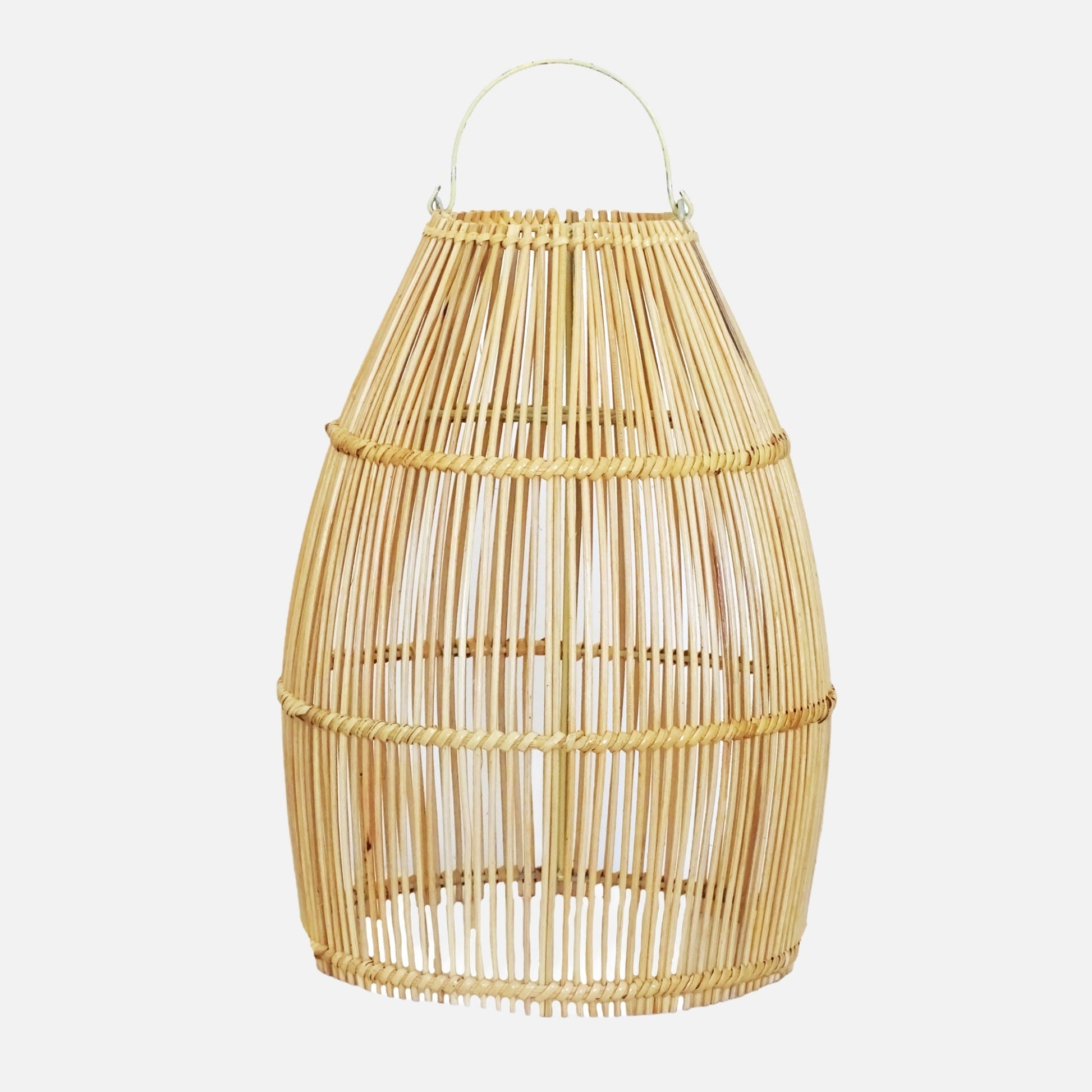 Ayana Rattan Lampshade Natural - L - Suitable for Bedroom, Living Room and Kitchen - Whizmeal : Live a healthier life by taking care of Mother Earth