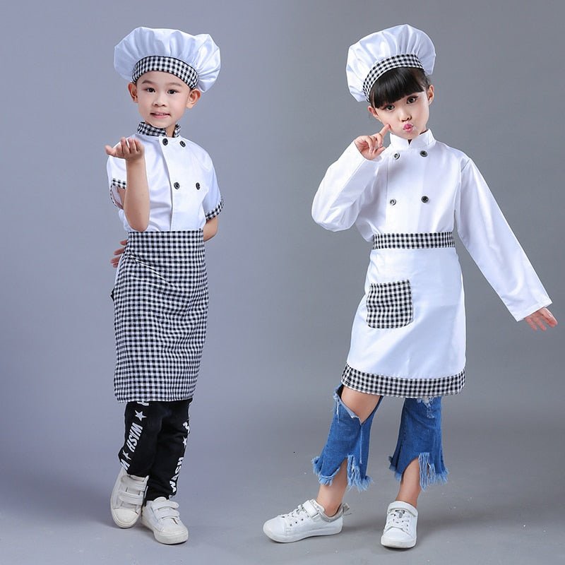 Kids Chef Kitchen Uniform with Cook Hat - Whizmeal : Inspire a healthy you