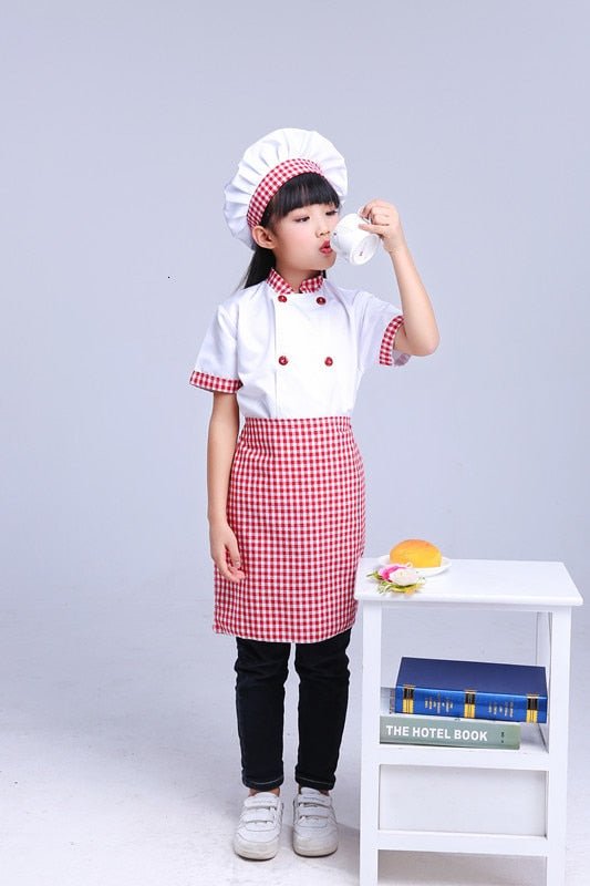 Kids Chef Kitchen Uniform with Cook Hat - Whizmeal : Inspire a healthy you