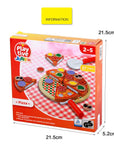 Montessori Pretend Play Pizza Set - Wooden Simulation Mushroom Pizza Toy for 3 Year Old - Whizmeal : Inspire a healthy you