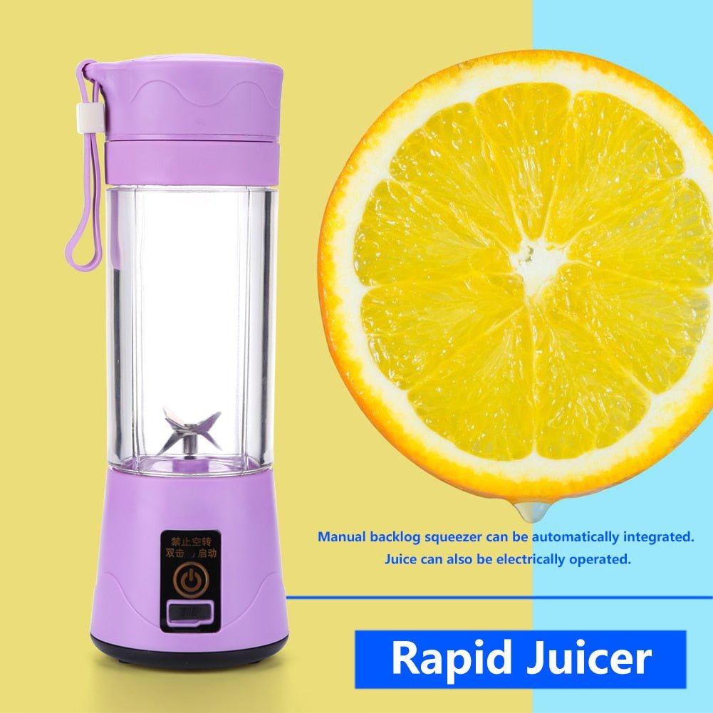 Portable USB Electric Juicer - Whizmeal : To inspire a healthy you - rethinking lifestyle with the world of food