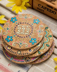 4Pcs/set Colorful Round Cork Coaster Coffee Drink Tea Cup Mat Placemat Party Creative Table Mat Decoration - Whizmeal : Together we shape a healthier generation