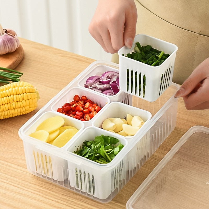 Refrigerator Storage Box 4/6 Grid - Whizmeal : To inspire a healthy you - rethinking lifestyle with the world of food