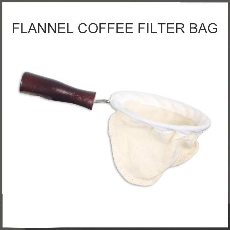 S/L Reusable Coffee Filter Bag Wooden Handle - Whizmeal : To inspire a healthy you - rethinking lifestyle with the world of food