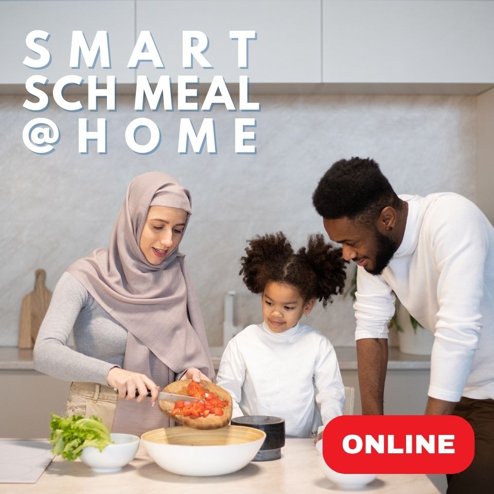 SMART school meal at HOME using Whizmeal 5-phase program (Online) : Help Your Family Eat Balanced and Stay in Shape Using This One-of-a-Kind Meal Planner
