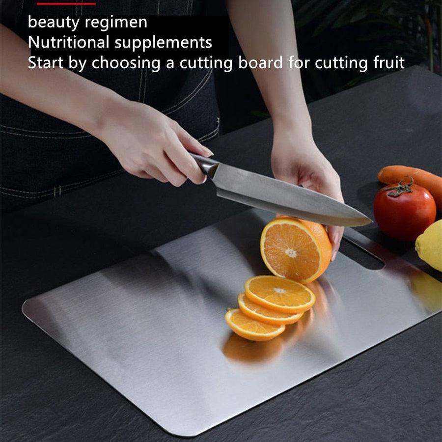 Stainless Steel Cutting Board - Whizmeal : To inspire a healthy you - rethinking lifestyle with the world of food