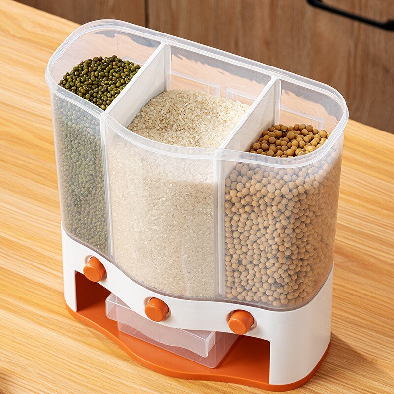 Three Grid Plastic Storage Container - Whizmeal : To inspire a healthy you - rethinking lifestyle with the world of food