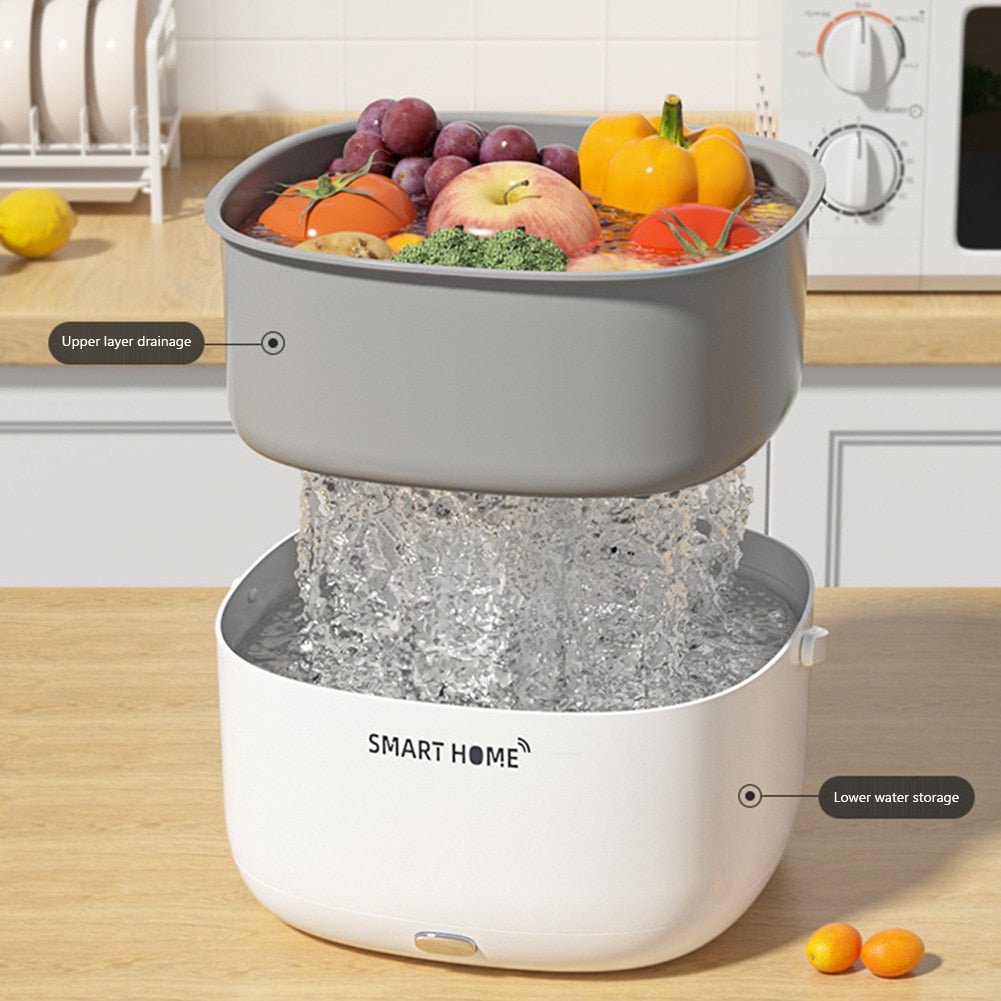 Ultrasound Vegetable Automatic Washing Machine - Whizmeal : To inspire a healthy you - rethinking lifestyle with the world of food